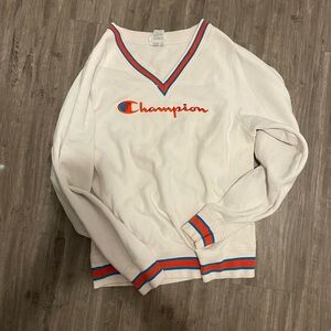 *RARE* VINTAGE CHAMPION V NECK CREW